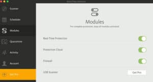 avira for mac modules